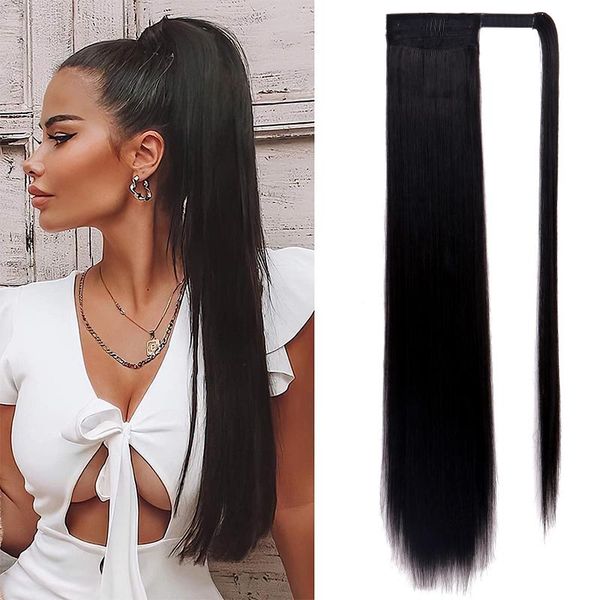 synthetic wigs lisihair long straight ponytail hair clip in heat resistant wig for women brown black
synthetic wigs lisihair long straight ponytail hair clip in heat resistant wig for women brown black