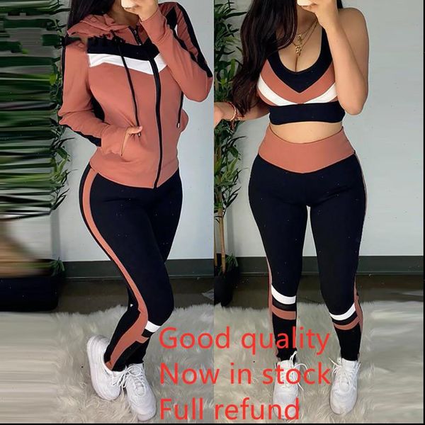 colorblock crop amp women tracksuits high waist pants hooded coat set casual 3 piece outfits sleeve style length collar, Gray
colorblock crop amp women tracksuits high waist pants hooded coat set casual 3 piece outfits sleeve style length collar, Gray
