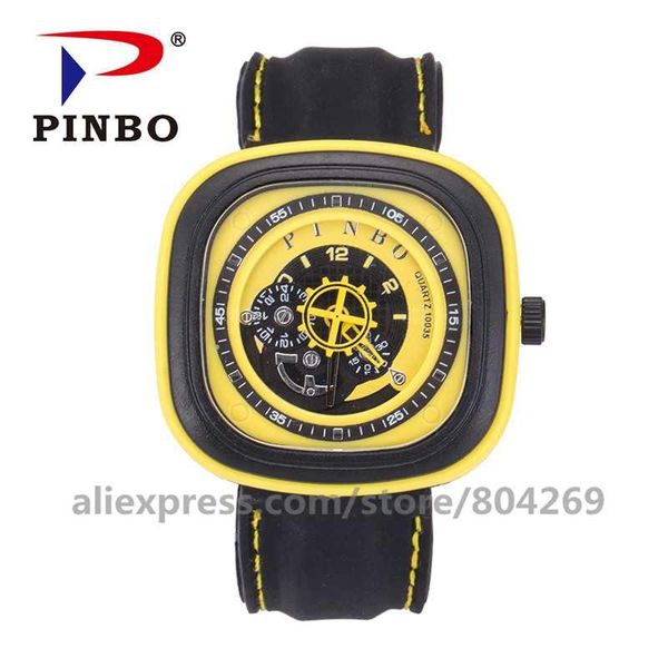 wholesale fashion simple silicone watch men analog quartz dress watches casual gear black cases wrist pinbo 919940 wristwatches, Slivery;brown
wholesale fashion simple silicone watch men analog quartz dress watches casual gear black cases wrist pinbo 919940 wristwatches, Slivery;brown