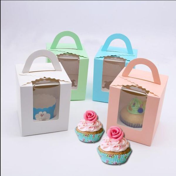 gift wrap 20pcs 9.5*9*11cm cupcake box with handle wedding favors cake and packaging cupcakes
gift wrap 20pcs 9.5*9*11cm cupcake box with handle wedding favors cake and packaging cupcakes