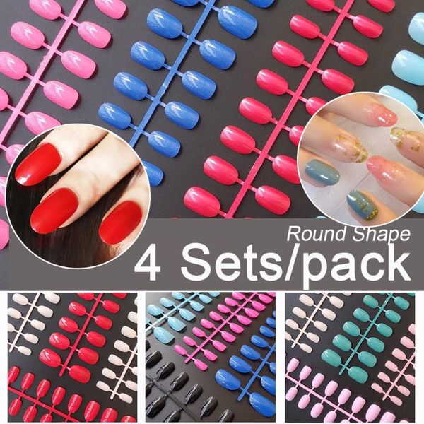 false nails 4 sets/pack mixed color acrylic short tips press on round 10 sizes full cover fake art diy kits, Red;gold
false nails 4 sets/pack mixed color acrylic short tips press on round 10 sizes full cover fake art diy kits, Red;gold