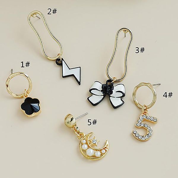 earrings & necklace zhini personality combination 5piece/set earring jewelry sets for women fashon black white butterfly dangle brincos, Silver
earrings & necklace zhini personality combination 5piece/set earring jewelry sets for women fashon black white butterfly dangle brincos, Silver