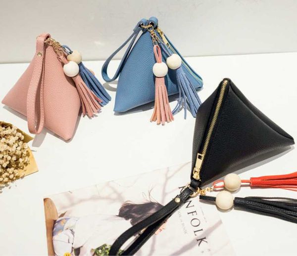 wallets fashion summer tassel wallet lovely triangle women 2021 wrist purse phone change handbag leather purses, Red;black
wallets fashion summer tassel wallet lovely triangle women 2021 wrist purse phone change handbag leather purses, Red;black