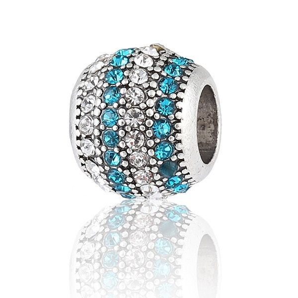 20pcs silver charm bead round paved crystal charms european beads fit pandora 925 sterling silver bracelet charms jewelry diy making women, Black
20pcs silver charm bead round paved crystal charms european beads fit pandora 925 sterling silver bracelet charms jewelry diy making women, Black