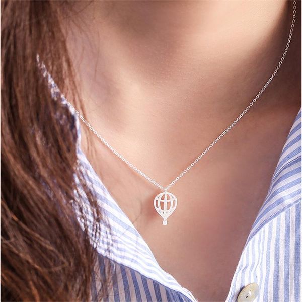 european and american ity, air balloon necklace female contracted joker pendant collarbone chain necklaces, Silver
european and american ity, air balloon necklace female contracted joker pendant collarbone chain necklaces, Silver