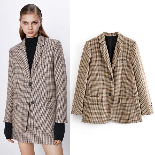 sell long-sleeved british-style plaid printed small suit single-breasted pocket blazers lady casual fashion women women's suits &, White;black
sell long-sleeved british-style plaid printed small suit single-breasted pocket blazers lady casual fashion women women's suits &, White;black