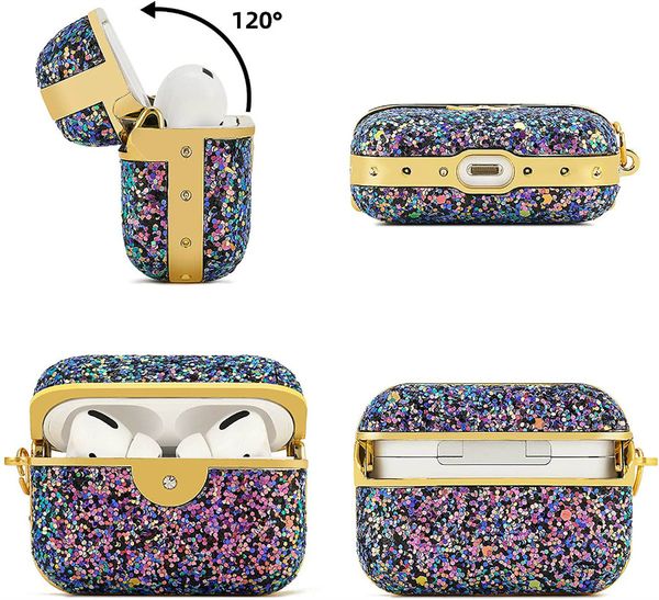 luxury shiny glitter designer airpods pro case for apple airpod 3 2 1 cases hard pc bluetooth earphone protective cover 8 colors fundas conq
luxury shiny glitter designer airpods pro case for apple airpod 3 2 1 cases hard pc bluetooth earphone protective cover 8 colors fundas conq