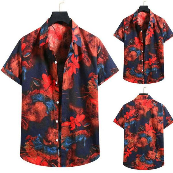 men's casual shirts mens clothing floral printed short sleeve shirt summer beach fashion turn-down collar holiday men 2021, White;black
men's casual shirts mens clothing floral printed short sleeve shirt summer beach fashion turn-down collar holiday men 2021, White;black