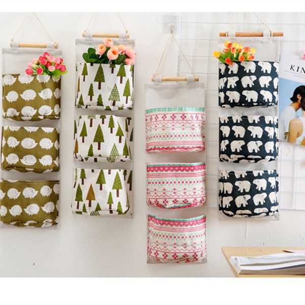 flamingo pattern cotton linen hanging storage 3 pockets mounted wardrobe hang bag wall pouch cosmetic toys organizer, Blue;pink
flamingo pattern cotton linen hanging storage 3 pockets mounted wardrobe hang bag wall pouch cosmetic toys organizer, Blue;pink
