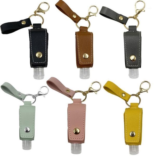 storage bottles & jars travel hand sanitizer empty refillable bottle with faux leather holder keychain
storage bottles & jars travel hand sanitizer empty refillable bottle with faux leather holder keychain