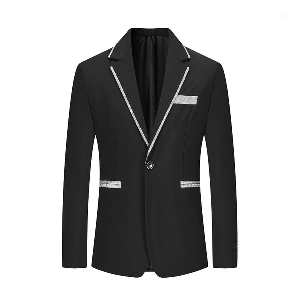 spring fashion striped long sleeve business casual blazer plus size korean style mens slim fit men's suits & blazers, White;black
spring fashion striped long sleeve business casual blazer plus size korean style mens slim fit men's suits & blazers, White;black