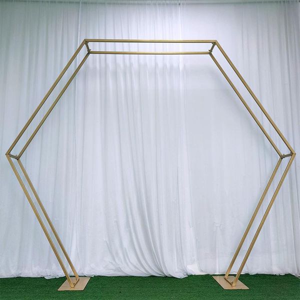 wedding props hexagonal arch iron frame party decoration background road fake flower stand
wedding props hexagonal arch iron frame party decoration background road fake flower stand