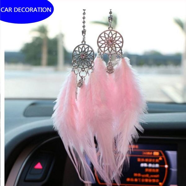 interior decorations car ornaments creative rearview mirror dream catcher hang double feather accessories
interior decorations car ornaments creative rearview mirror dream catcher hang double feather accessories