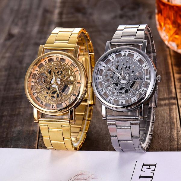 wristwatches fashion men watches male silver golden luxury hollow stainless steel wrist watch retro mens clock relogio masculino /d, Slivery;brown
wristwatches fashion men watches male silver golden luxury hollow stainless steel wrist watch retro mens clock relogio masculino /d, Slivery;brown