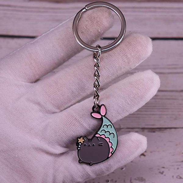 keychains kawaii cat mermaid keychain cute animal charm pendant keyring jewelry gifts, Silver
keychains kawaii cat mermaid keychain cute animal charm pendant keyring jewelry gifts, Silver