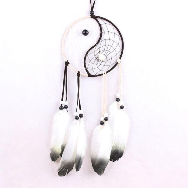 6.5" diameter dream catcher handmade traditional catche yin yang 16" long home decoration decorative objects & figurines
6.5" diameter dream catcher handmade traditional catche yin yang 16" long home decoration decorative objects & figurines