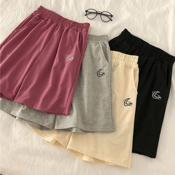 women's pants & capris 2021 summer high waist wide leg short women moon embroidery knee length korean cotton casual loose pocket sweatp, Black;white
women's pants & capris 2021 summer high waist wide leg short women moon embroidery knee length korean cotton casual loose pocket sweatp, Black;white
