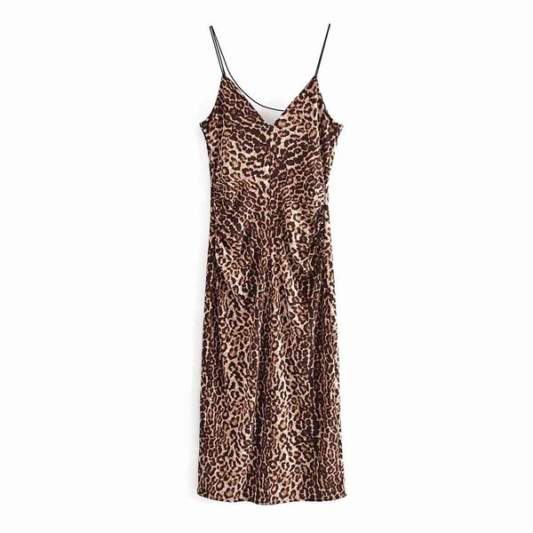 women leopard sleeveless v-neck spaghetti strap midi dress fashion female bodycon backless mid-calf casual dresses 210521, Black;gray
women leopard sleeveless v-neck spaghetti strap midi dress fashion female bodycon backless mid-calf casual dresses 210521, Black;gray