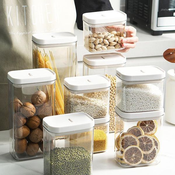storage bottles & jars household kitchen thickening grade cereals refrigerator box transparent plastic sealed can tools
storage bottles & jars household kitchen thickening grade cereals refrigerator box transparent plastic sealed can tools
