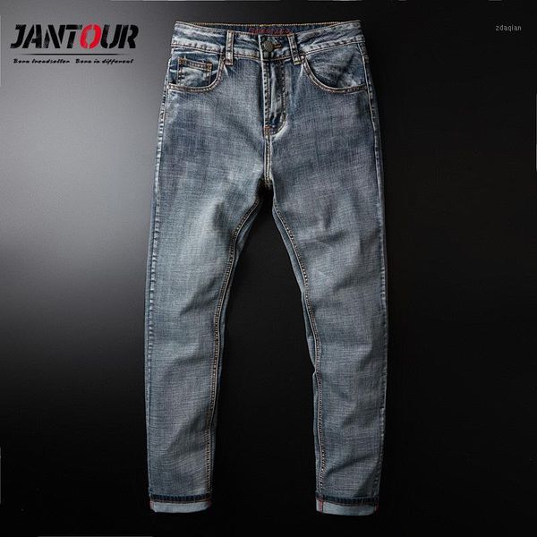 brand retro mens jeans snow washed slim skinny biker classic casual denim pants male gray jean trousers men's, Blue
brand retro mens jeans snow washed slim skinny biker classic casual denim pants male gray jean trousers men's, Blue
