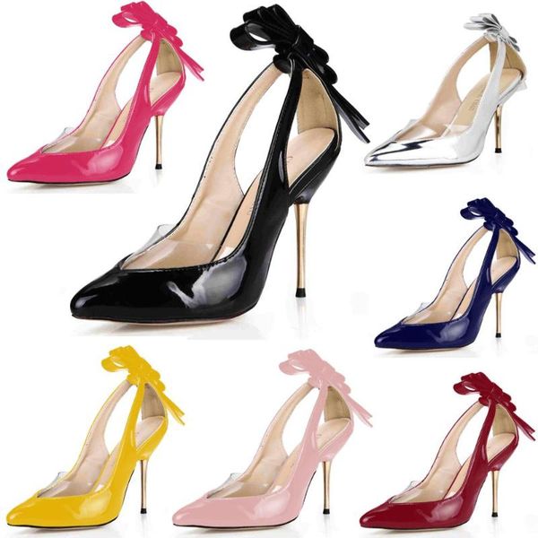 party shoes women pointed toe stiletto high heels bowtie ladies pumps zapatos mujer plus sizes 3845d-7d dress, Black
party shoes women pointed toe stiletto high heels bowtie ladies pumps zapatos mujer plus sizes 3845d-7d dress, Black