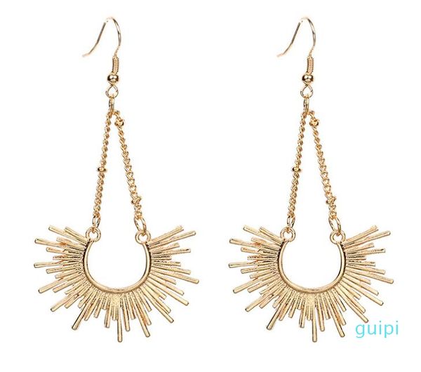 european and american fashion jewelry simple long bohemian female exaggerated popular earrings, Golden
european and american fashion jewelry simple long bohemian female exaggerated popular earrings, Golden