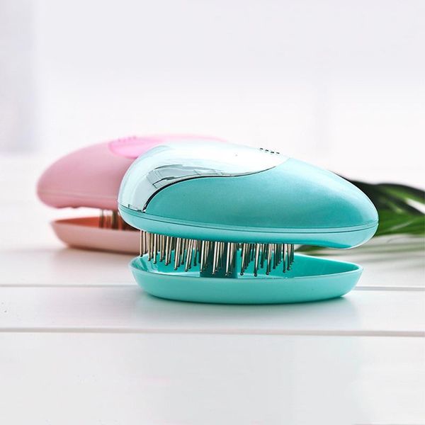 portable electric ionic hairbrush mini ion vibration hair brush comb head massager smr881, Silver
portable electric ionic hairbrush mini ion vibration hair brush comb head massager smr881, Silver