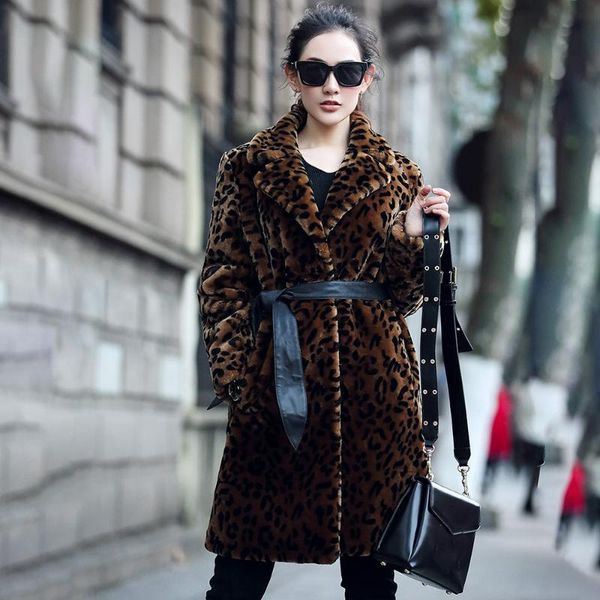 women's wool & blends nickname coat casual fashion commuter trend style long-sleeved suit collar leopard print warmth thick fur top, Black
women's wool & blends nickname coat casual fashion commuter trend style long-sleeved suit collar leopard print warmth thick fur top, Black