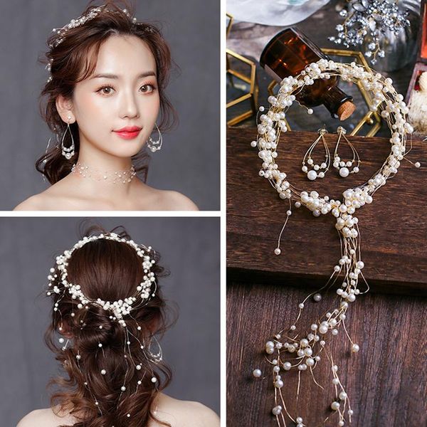 hair clips & barrettes elegant haibands for women fashion earrings hairpins faux pearls alloy headbands set bride jewelry accessories, Golden;silver
hair clips & barrettes elegant haibands for women fashion earrings hairpins faux pearls alloy headbands set bride jewelry accessories, Golden;silver