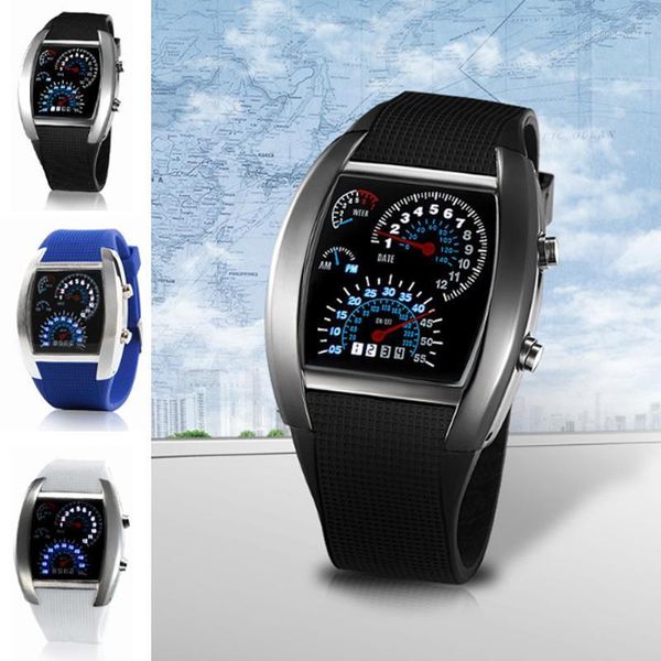 unique led digital watch fashion men's male wrist electronic sport watches clock wristwatches, Slivery;brown
unique led digital watch fashion men's male wrist electronic sport watches clock wristwatches, Slivery;brown