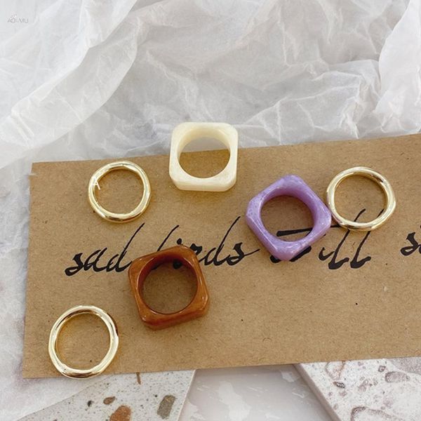 wedding rings aomu 2021 korean vintage resin geometric ring set temperament simple metal for women jewelry gifts, Slivery;golden
wedding rings aomu 2021 korean vintage resin geometric ring set temperament simple metal for women jewelry gifts, Slivery;golden