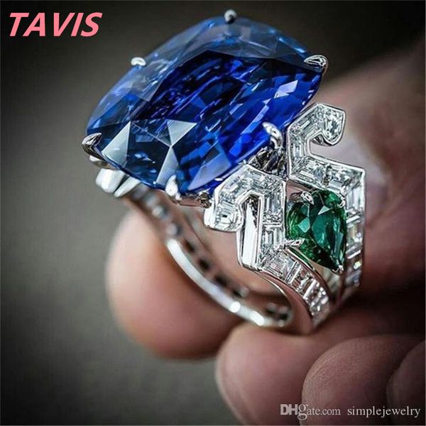 designer ring choucong vintage court ring 925 sterling silver blue 5a cz engagement band rings for women party jewelry gift, Slivery;golden 
designer ring choucong vintage court ring 925 sterling silver blue 5a cz engagement band rings for women party jewelry gift, Slivery;golden