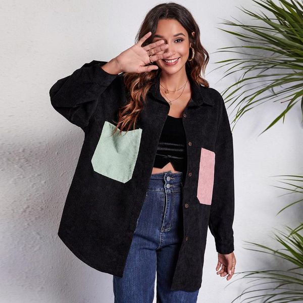 women's jackets chifirena cordury oversized coat women long sleeve turn down collar loose jacket office ladies autumn korean style, Black;brown
women's jackets chifirena cordury oversized coat women long sleeve turn down collar loose jacket office ladies autumn korean style, Black;brown