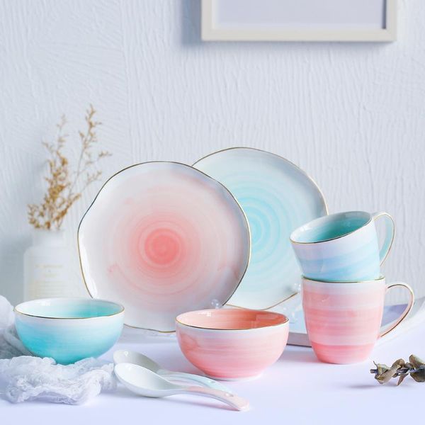 modern couple plate set simple nordic ceramic plates and bowls tableware talerze obiadowe cutlery dj60ps dishes &
modern couple plate set simple nordic ceramic plates and bowls tableware talerze obiadowe cutlery dj60ps dishes &