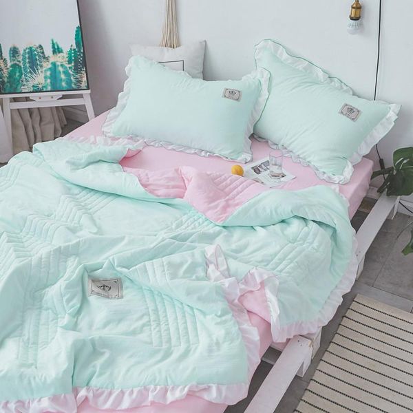 comforters & sets 3pcs bedding set thin summer quilt with pillowcases soft blankets comforter bed cover for adults kids plaids bedspread col
comforters & sets 3pcs bedding set thin summer quilt with pillowcases soft blankets comforter bed cover for adults kids plaids bedspread col
