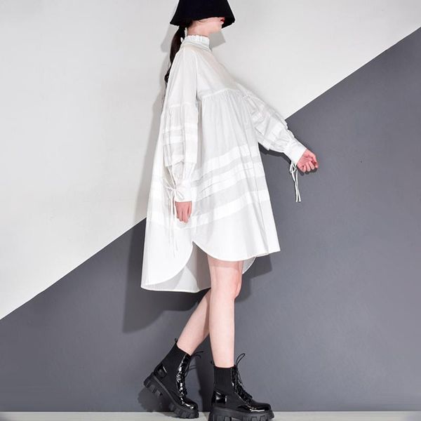 casual dresses xitao irregular women white dress fashion full sleeve plus size drawstring minority elegant split style xj50821 jcii, Black;gray
casual dresses xitao irregular women white dress fashion full sleeve plus size drawstring minority elegant split style xj50821 jcii, Black;gray
