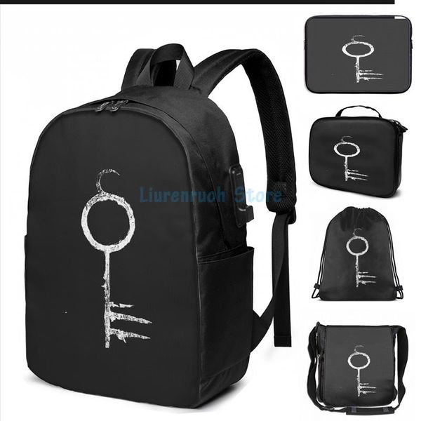 funny graphic print the infernal key (white) usb charge backpack men school bags women bag travel laptop 
funny graphic print the infernal key (white) usb charge backpack men school bags women bag travel laptop