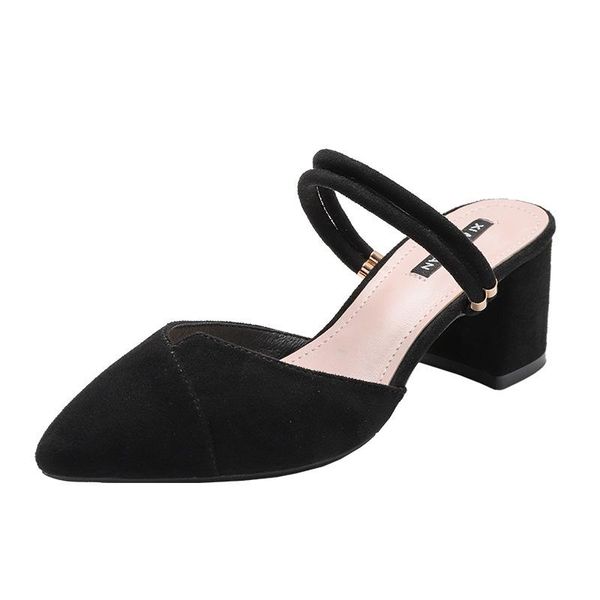 dress shoes 2021 autumn fashion thick high heels pointed toe for women sandals 38 39 40, Black
dress shoes 2021 autumn fashion thick high heels pointed toe for women sandals 38 39 40, Black