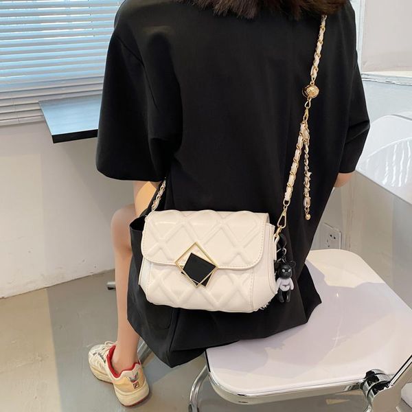 evening bags white bag women's 2021 fashion summer versatile rhombic chain slung texture one shoulder
evening bags white bag women's 2021 fashion summer versatile rhombic chain slung texture one shoulder