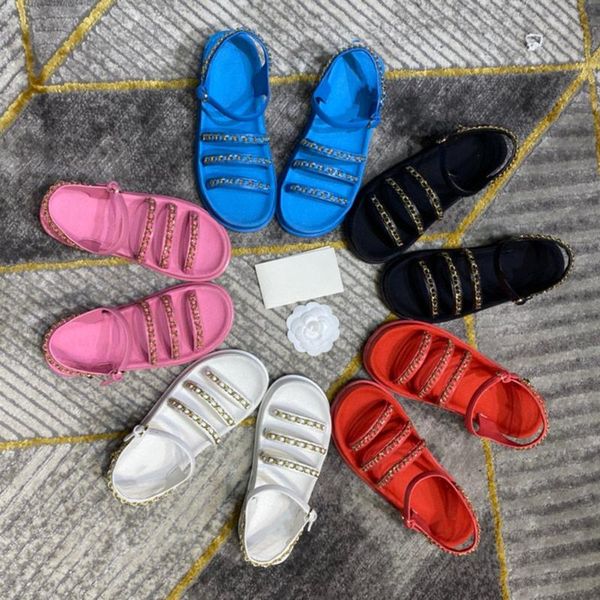 summer brand women's shoes chain decoration sandals genuine leather buckle strap design size 35-40, Black
summer brand women's shoes chain decoration sandals genuine leather buckle strap design size 35-40, Black