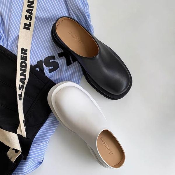slippers summer sneakers with closed toes for women, women's shoes leather high platform, heels, black
slippers summer sneakers with closed toes for women, women's shoes leather high platform, heels, black