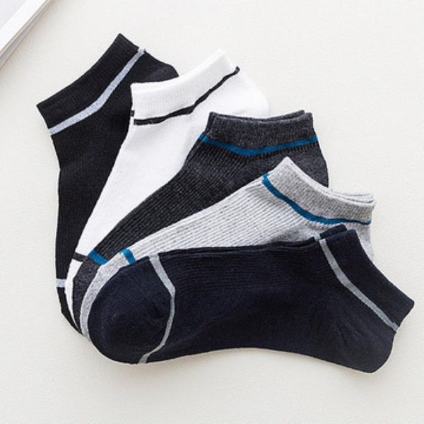 men's socks summer thin section short boat low sleeve shallow mouth striped men invisible cotton shortings, Black
men's socks summer thin section short boat low sleeve shallow mouth striped men invisible cotton shortings, Black