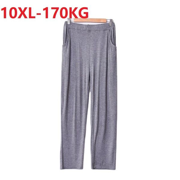 men's sleepwear summer autumn men thin modal bottoms sleep pants homewear elasticity plus size 7xl 8xl 9xl 10xl loose oversize 70, Black;brown
men's sleepwear summer autumn men thin modal bottoms sleep pants homewear elasticity plus size 7xl 8xl 9xl 10xl loose oversize 70, Black;brown