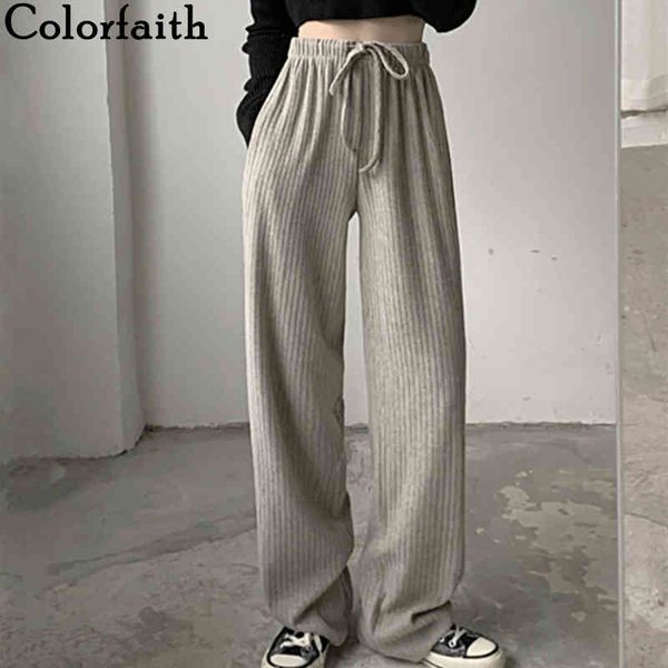 colorfaith new autumn winter women pants high waist straight wide leg ankle-length sweatpants jogging large trousers p9271 210413, Black;white
colorfaith new autumn winter women pants high waist straight wide leg ankle-length sweatpants jogging large trousers p9271 210413, Black;white