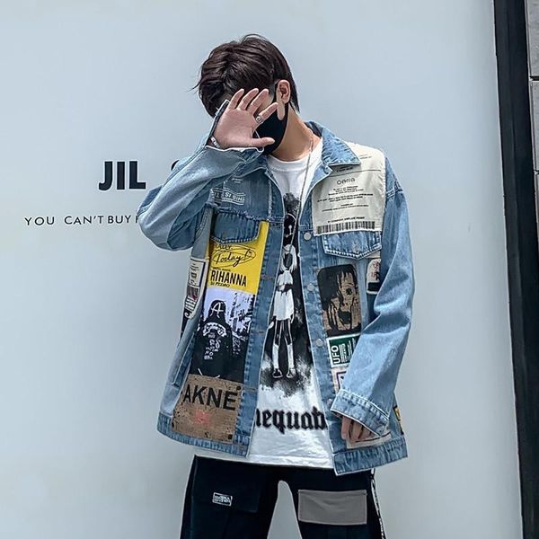 harajuku denim coat man fashion loose hip hop single breasted lapel jacket 2021 spring autumn couple clothing men's jackets, Black;brown
harajuku denim coat man fashion loose hip hop single breasted lapel jacket 2021 spring autumn couple clothing men's jackets, Black;brown