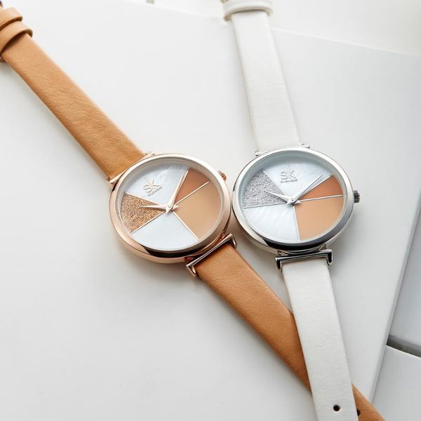 wristwatches shengke creative shell dial white classic leather strap fashion women watches quartz movement relogio feminino simple wristwatc, Slivery;brown
wristwatches shengke creative shell dial white classic leather strap fashion women watches quartz movement relogio feminino simple wristwatc, Slivery;brown