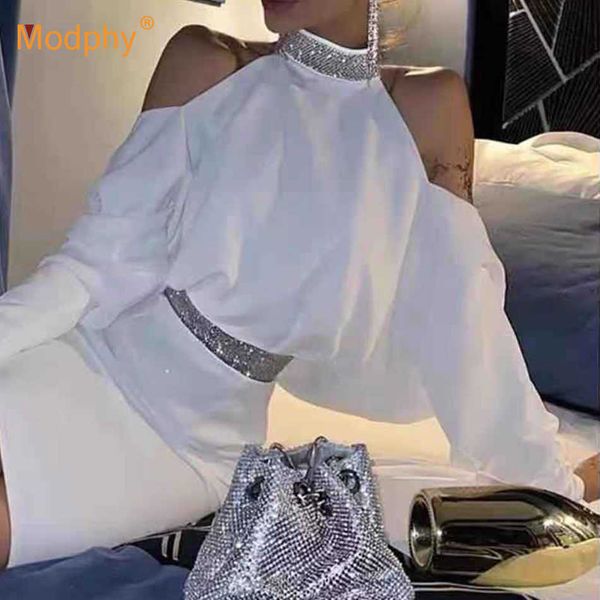 spring autumn white halter dress women long sleeve sequins bodycon club evening party vestidos 210527, Black;gray
spring autumn white halter dress women long sleeve sequins bodycon club evening party vestidos 210527, Black;gray