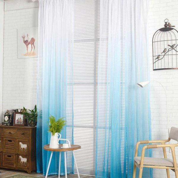 curtain & drapes curtains for the living room home textiles roman tulle bedroom gradient degraded color ~ 
curtain & drapes curtains for the living room home textiles roman tulle bedroom gradient degraded color ~