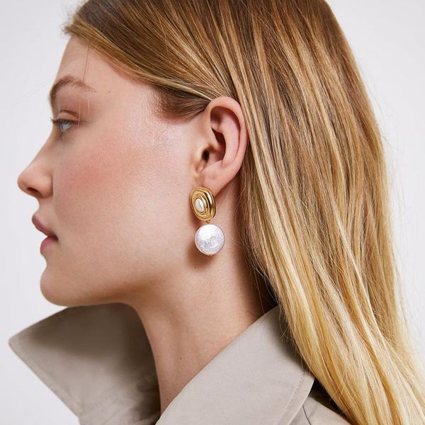 dangle & chandelier 2021 trendy vintage baroque pearls earrings zinc alloy geometric charm india drop for women party wedding, Silver
dangle & chandelier 2021 trendy vintage baroque pearls earrings zinc alloy geometric charm india drop for women party wedding, Silver