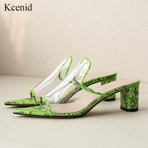 slippers kcenid transparent pvc shoes snake print pointed toe heels women block heel sandals, Black
slippers kcenid transparent pvc shoes snake print pointed toe heels women block heel sandals, Black